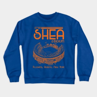 Defunct Shea Stadium New York Baseball Crewneck Sweatshirt